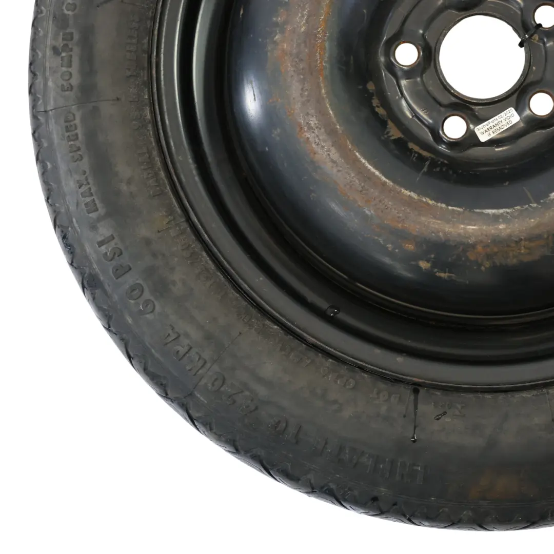 Land Rover Spare Wheel Steel 125/90 R16 Continental 5x112 4JX16.H2.50 - SKU 4JX16H250 - Part number 4JX16H250