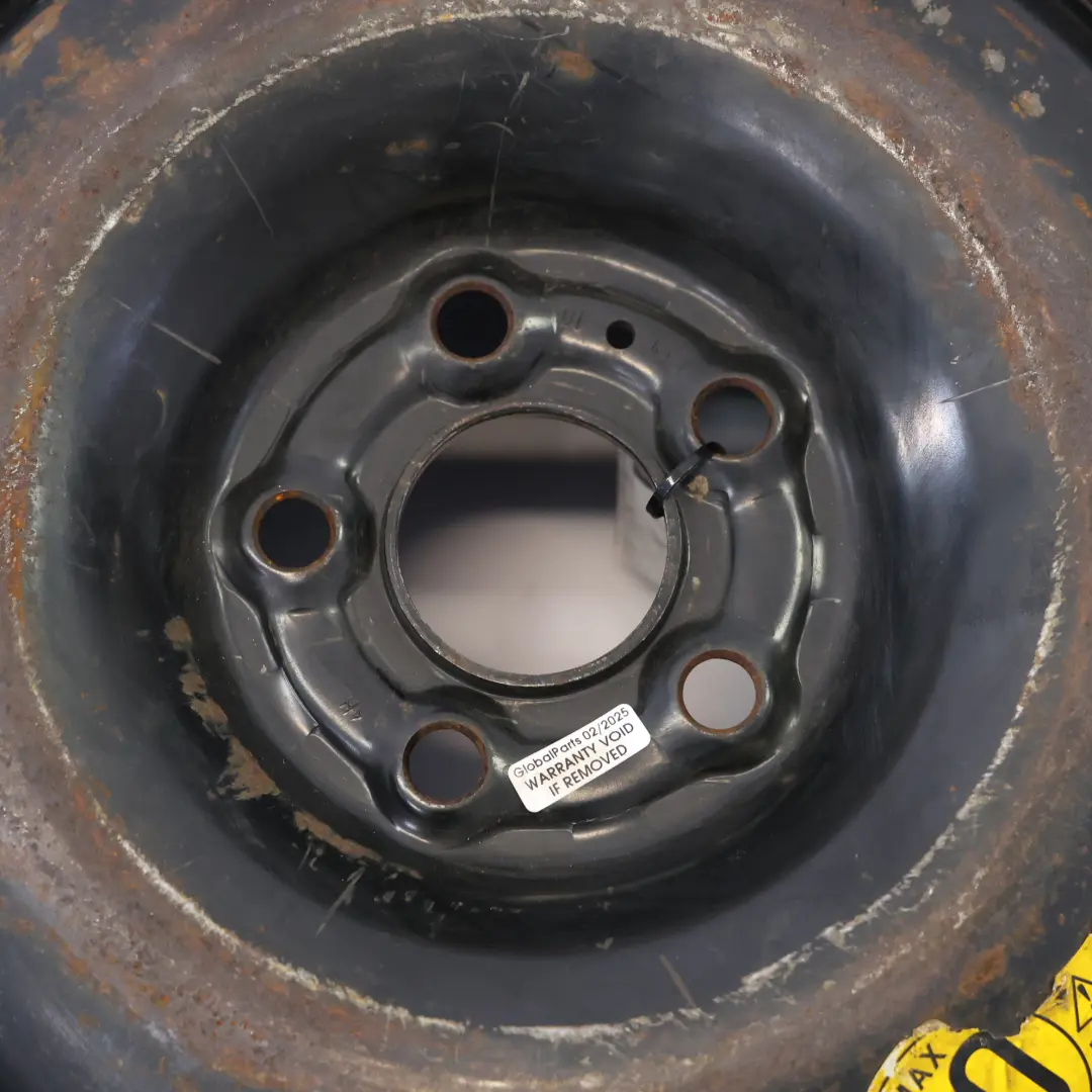 Land Rover Ersatz Rad Stahl 125/90 R16 Continental 5X112 4JX16.H2.50 - SKU 4JX16H250 - Teilenummer 4JX16H250