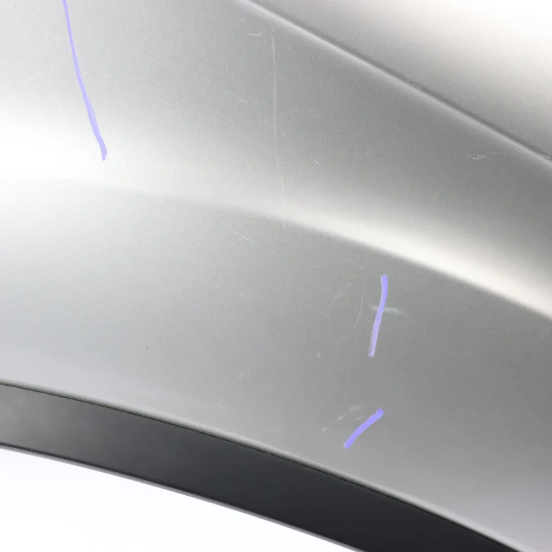 Audi Q7 4L Side Panel Front Right O/S Wing Fender Ice Silver Metallic - X7W - SKU 4L0821102-ICS1 - Part number 4L0821102