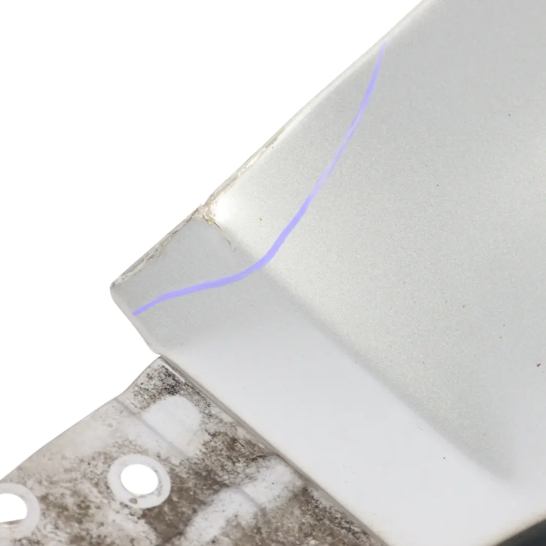 Audi Q7 4L Side Panel Front Right O/S Wing Fender Ice Silver Metallic - X7W - SKU 4L0821102-ICS1 - Part number 4L0821102