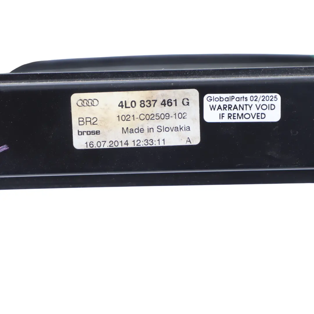 Audi Q7 4L Door Window Lifter Regulator Front Left N/S - SKU 4L0837461G - Part number 4L0837461G