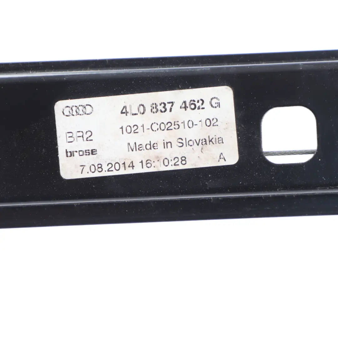 Audi Q7 4L Regolatore Alzacristalli Anteriore Destro - SKU 4L0837462G - Numero di parte 4L0837462G
