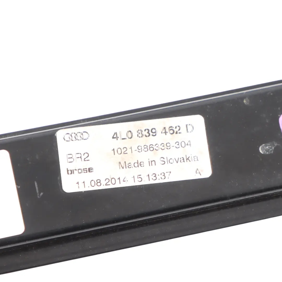 Mécanisme Lève Vitre De Porte Arrière Droite pour Audi Q7 4L à propos du numéro de pièce 4L0839462D Audi Q7 4L Mécanisme Lève Vitre De Porte Arrière Droite - SKU 4L0839462D - Numéro de pièce 4L0839462D