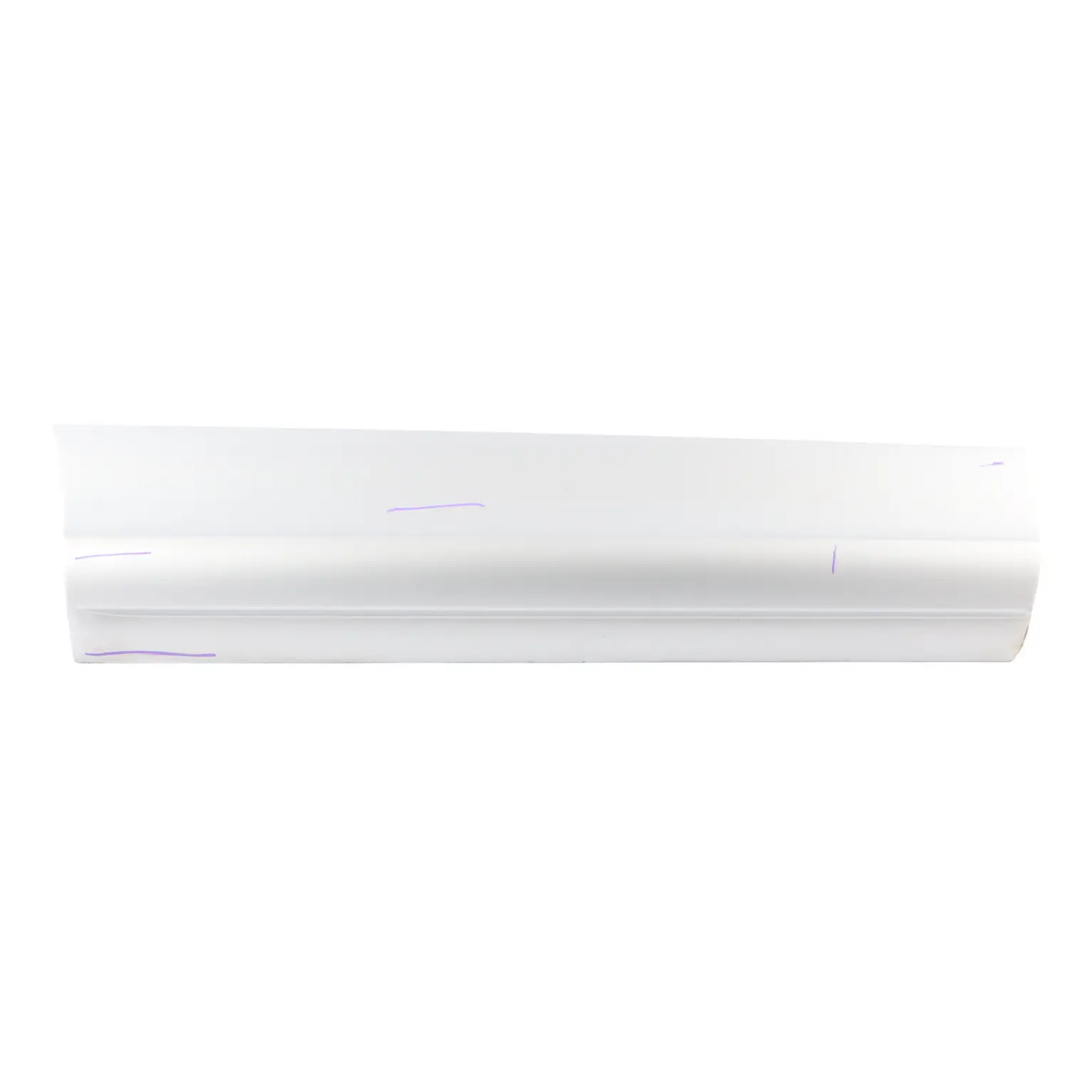 Modanatura Sottoporta Posteriore Audi Q7 4L Destra Argento Ghiaccio - X7W