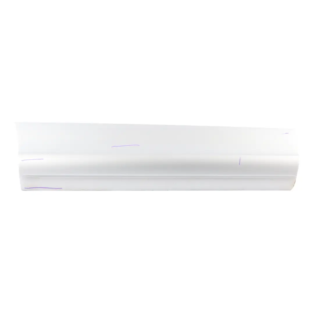 Audi Q7 4L Moulure Seuil Porte Arrière Droite Ice Silver - X7W - SKU 4L0853970F-ICS - Numéro de pièce 4L0853970F