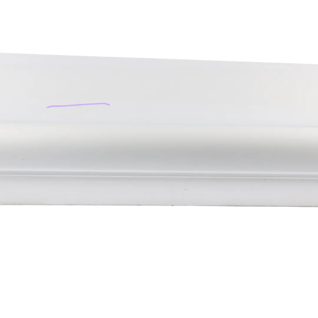 Door Sill Cover Moulding Strip Right O/S Ice Silver - X7W to Audi Q7 4L Rear with Part number 4L0853970F Audi Q7 4L Rear Door Sill Cover Moulding Strip Right O/S Ice Silver - X7W - SKU 4L0853970F-ICS - Part number 4L0853970F