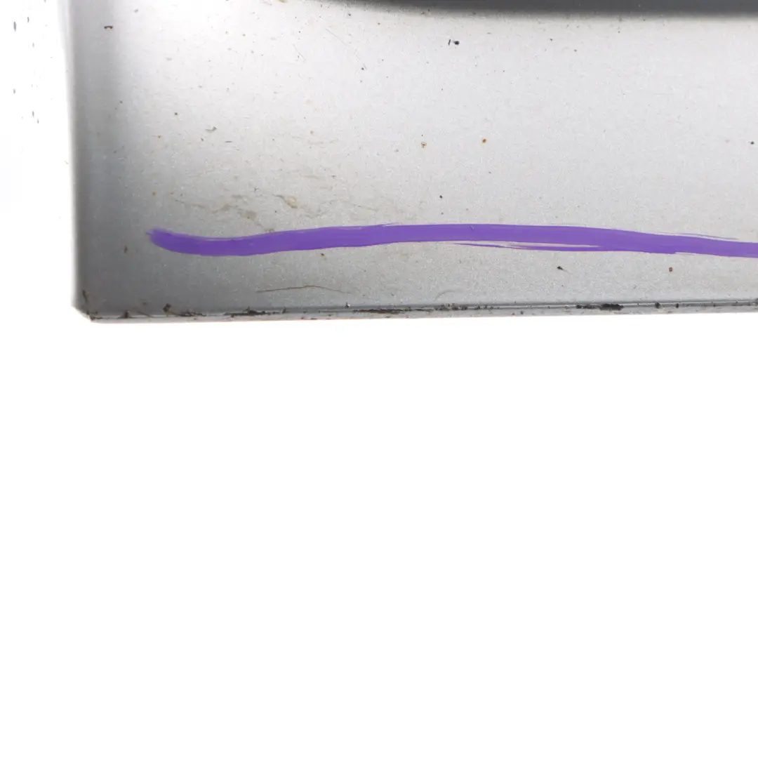 Door Sill Cover Moulding Strip Right O/S Ice Silver - X7W to Audi Q7 4L Rear with Part number 4L0853970F Audi Q7 4L Rear Door Sill Cover Moulding Strip Right O/S Ice Silver - X7W - SKU 4L0853970F-ICS - Part number 4L0853970F