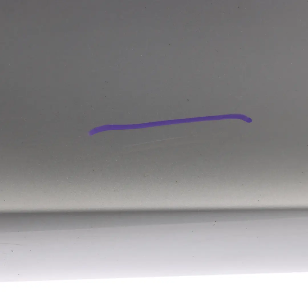 Audi Q7 4L Rear Door Sill Cover Moulding Strip Right O/S Ice Silver - X7W - SKU 4L0853970F-ICS - Part number 4L0853970F