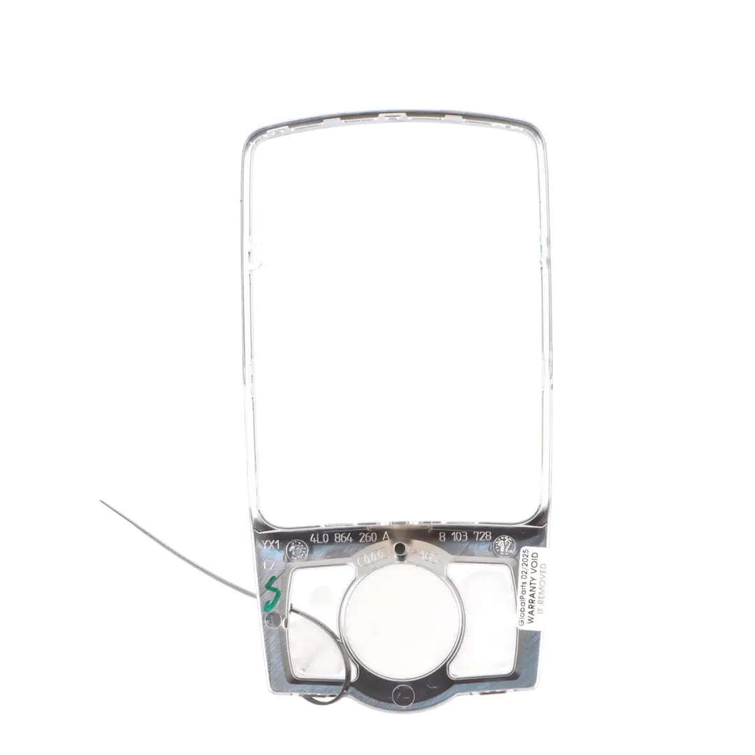 Pannello Console Centrale Cornice Anteriore Trim per Audi Q7 4L con numero di parte 4L0864260A Audi Q7 4L Pannello Console Centrale Cornice Anteriore Trim - SKU 4L0864260A - Numero di parte 4L0864260A