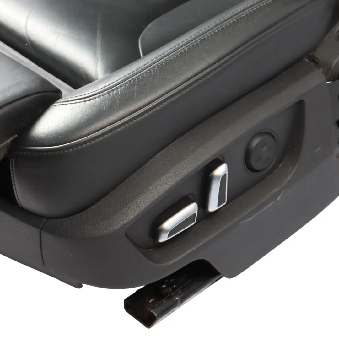 Audi Q7 4L Sport Seat Front Left N/S S-Line Heated Electric Leather Soul Black - SKU 4L0881805F-3 - Part number 4L0881805F
