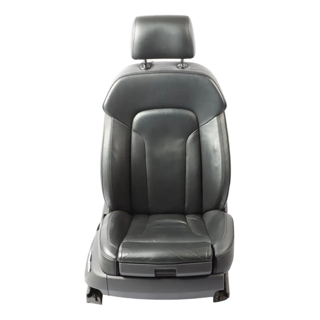 Front Right O/S S-Line Heated Electric Leather Soul Black to Audi Q7 4L Sport Seat with Part number 4L0881806F Audi Q7 4L Sport Seat Front Right O/S S-Line Heated Electric Leather Soul Black - SKU 4L0881806F-3 - Part number 4L0881806F
