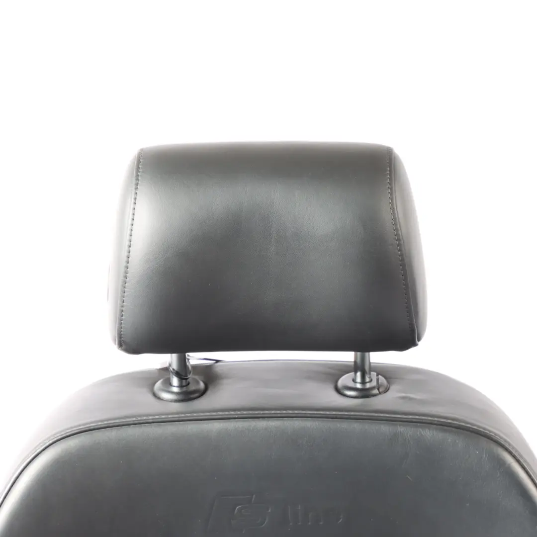 Audi Q7 4L Sport Seat Front Right O/S S-Line Heated Electric Leather Soul Black - SKU 4L0881806F-3 - Part number 4L0881806F
