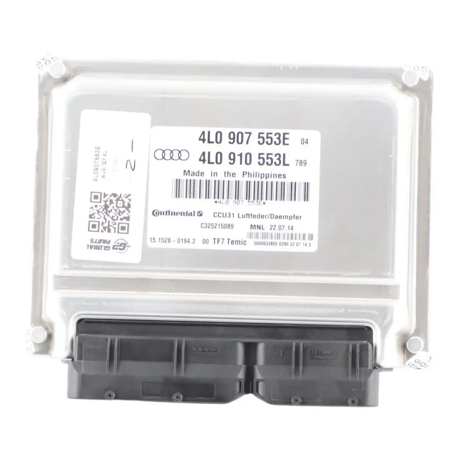 Moduł Sterownik Regulacji Zawieszenia Pneumatycznego do Audi Q7 4L o numerze 4L0907553E Audi Q7 4L Moduł Sterownik Regulacji Zawieszenia Pneumatycznego - SKU 4L0907553E - Numer Części 4L0907553E