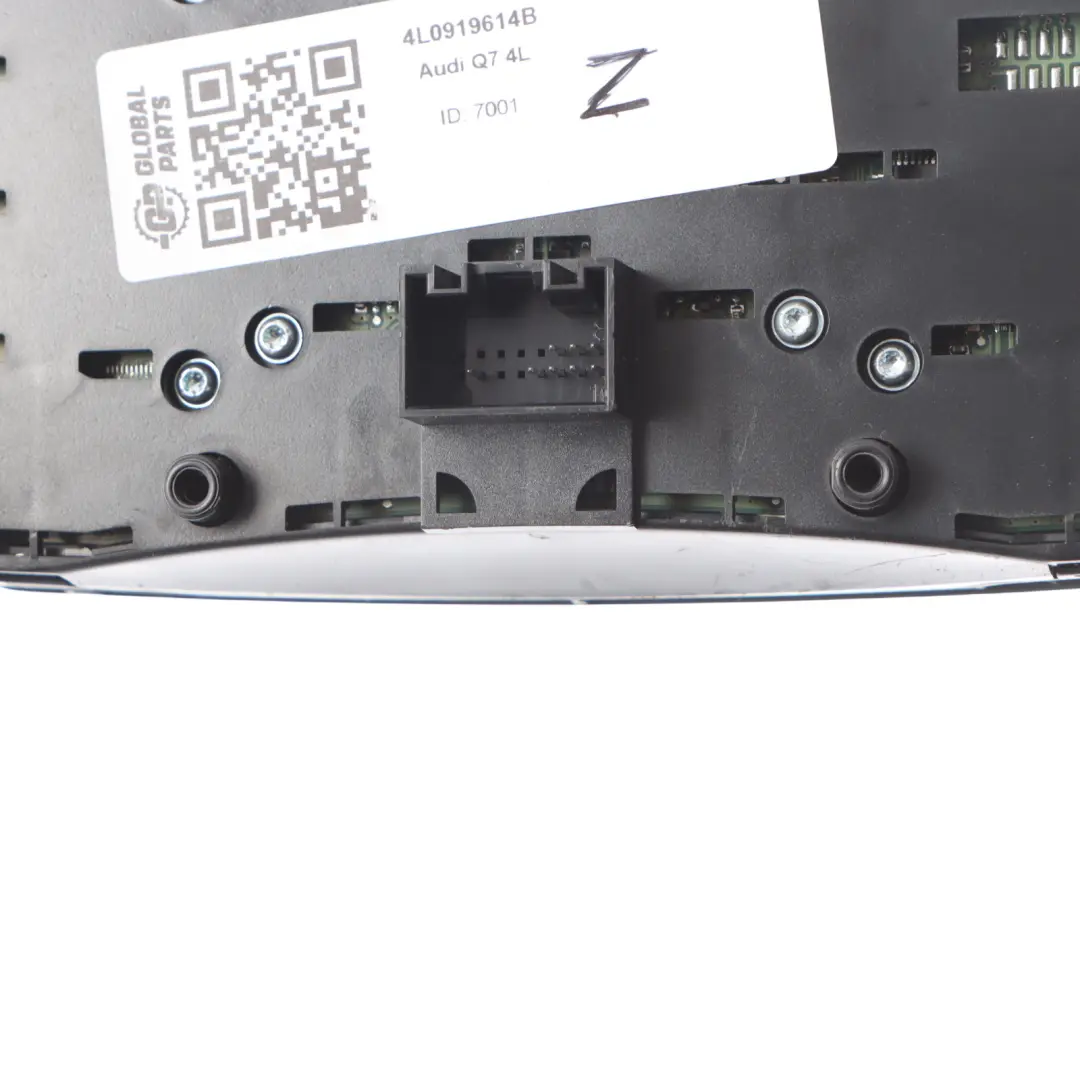 Audi Q7 4L Navigation Multimedia Control Panel Knob Unit - SKU 4L0919614B - Part number 4L0919614B