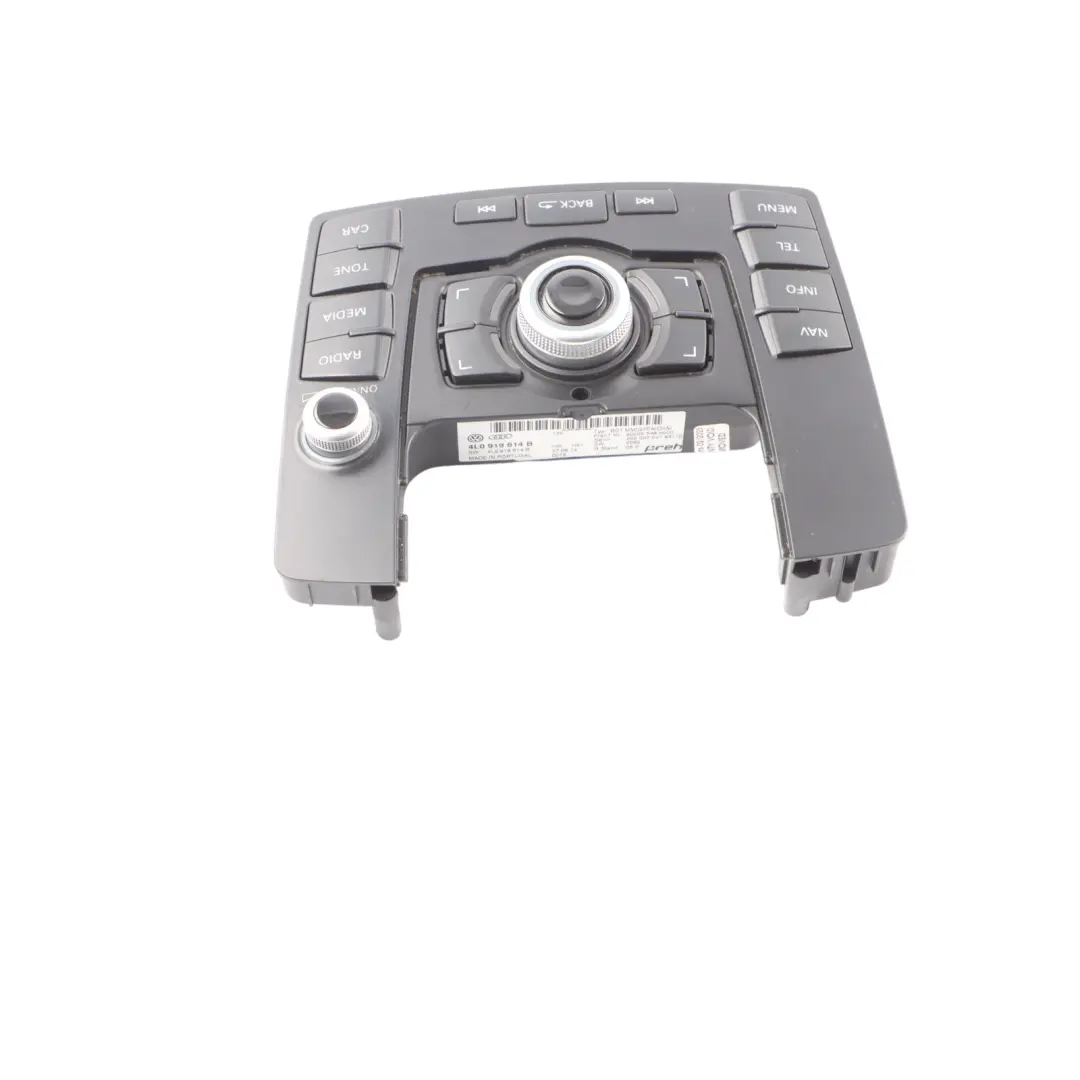 Unidad Perilla Panel Control Multimedia Navegación para Audi Q7 4L con número de pieza 4L0919614B Audi Q7 4L Unidad Perilla Panel Control Multimedia Navegación - SKU 4L0919614B - Número de pieza 4L0919614B