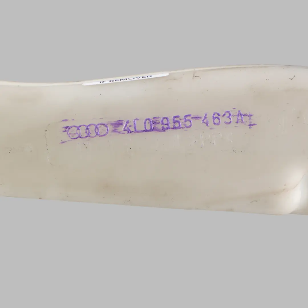 Serbatoio Liquido Lavavetro Tubo Di Riempimento per Audi Q7 4L con numero di parte 4L0955463A Audi Q7 4L Serbatoio Liquido Lavavetro Tubo Di Riempimento - SKU 4L0955463A - Numero di parte 4L0955463A