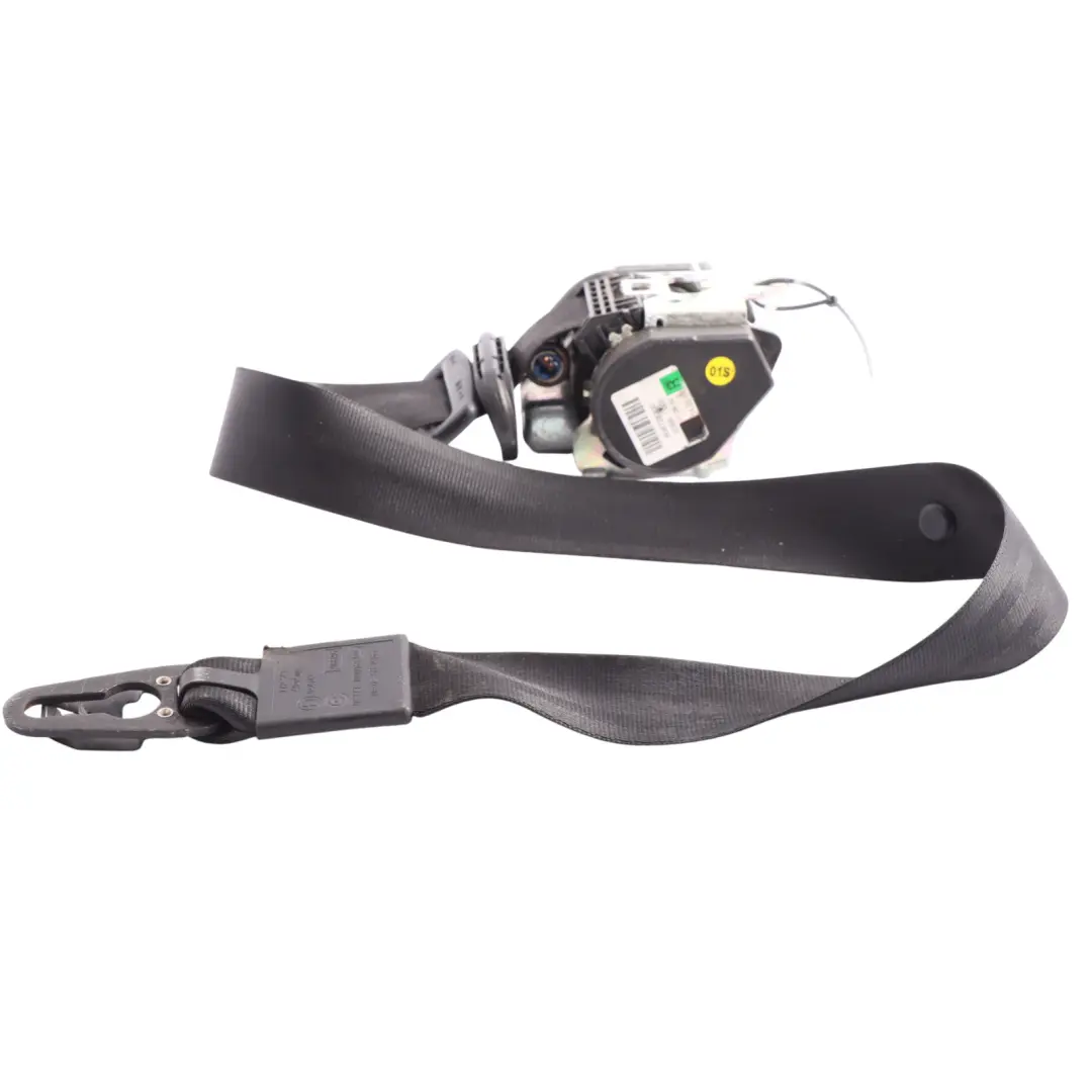 Audi Q7 4L Front Seatbelt Seat Safety Upper Belt Black Right O/S - SKU 4L1857706E - Part number 4L1857706E