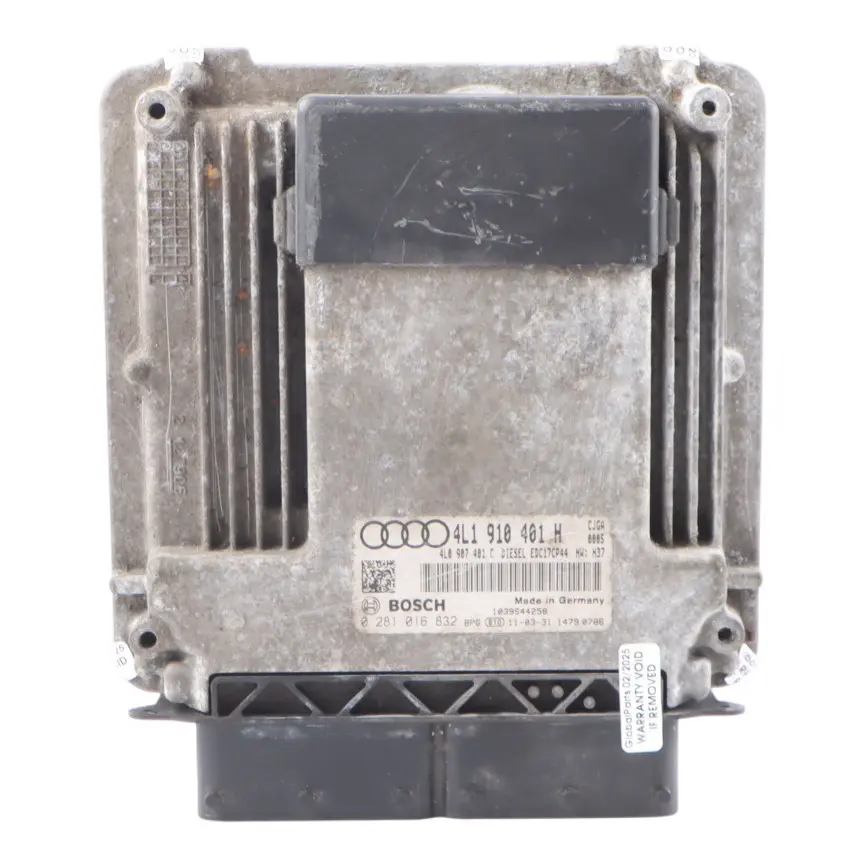 Audi Q7 4L 3.0 TDI Quattro Engine Control Unit Module ECU Automatic - SKU 4L1910401H - Part number 4L1910401H