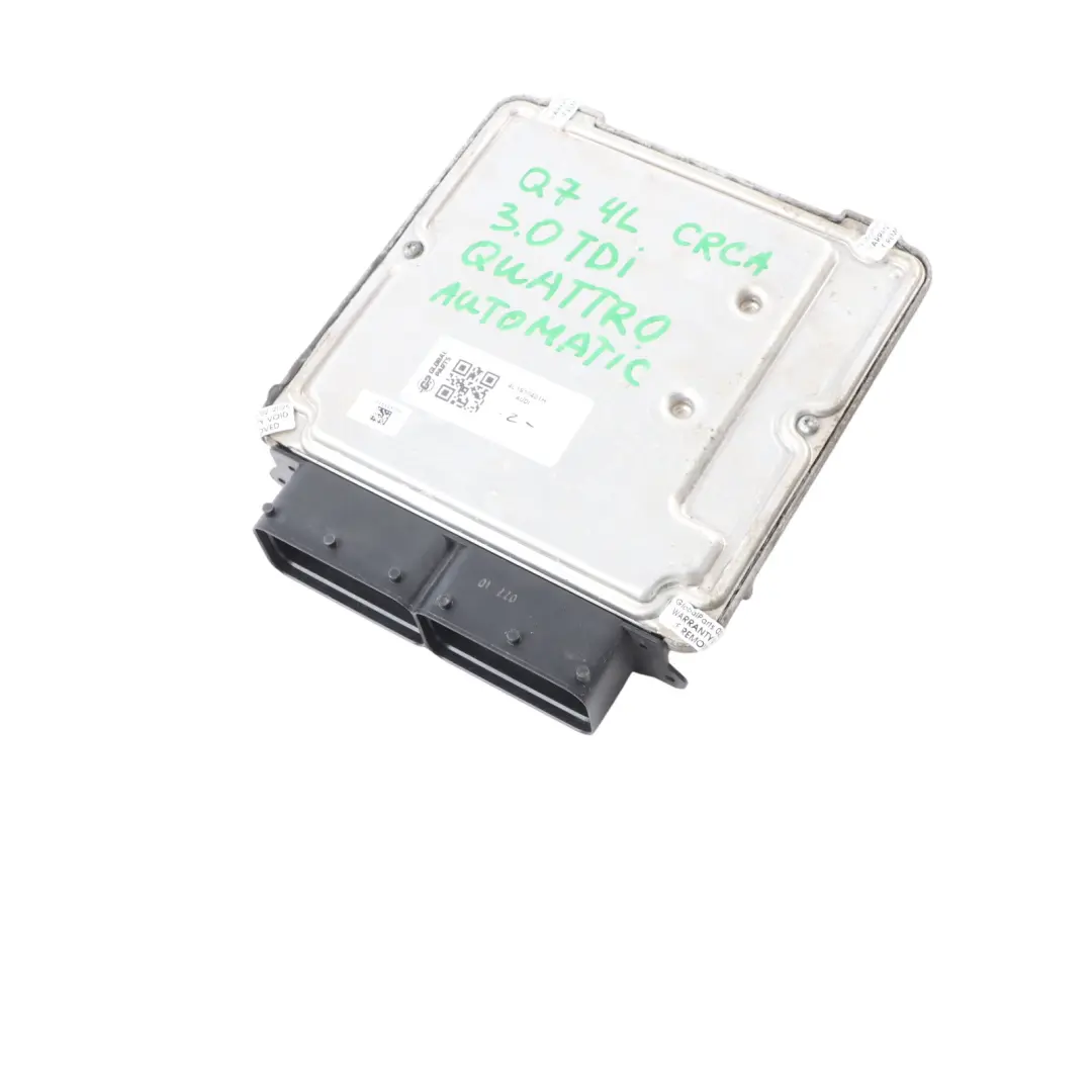 Control Unit Module ECU Automatic to Audi Q7 4L 3.0 TDI Quattro Engine with Part number 4L1910401H Audi Q7 4L 3.0 TDI Quattro Engine Control Unit Module ECU Automatic - SKU 4L1910401H - Part number 4L1910401H