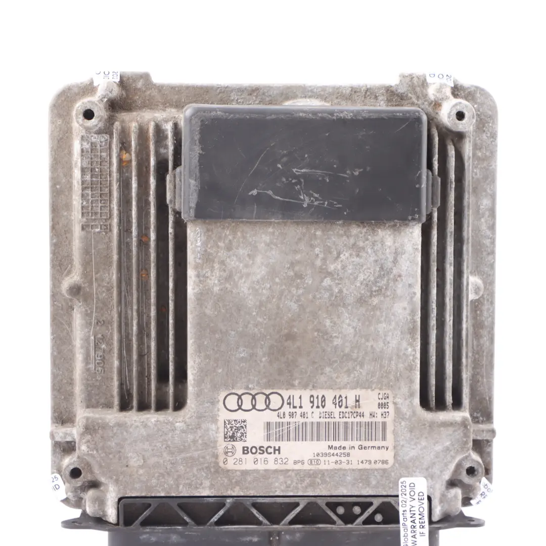 Control Unit Module ECU Automatic to Audi Q7 4L 3.0 TDI Quattro Engine with Part number 4L1910401H Audi Q7 4L 3.0 TDI Quattro Engine Control Unit Module ECU Automatic - SKU 4L1910401H - Part number 4L1910401H