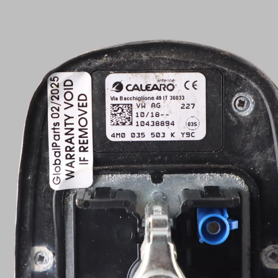  Roof Antenna Audi A4 B9 A5 F5 Q7 4M Shark Aerial Ibis White Y9C - SKU 4M0035503K-IWH - Part number 4M0035503K