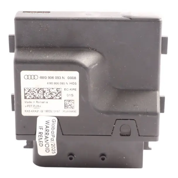 Benzin Kraftstoffpumpensteuergerät Modul ECU für Audi A4 S4 B9 mit Teilenummer 4M0906093N Audi A4 S4 B9 Benzin Kraftstoffpumpensteuergerät Modul ECU - SKU 4M0906093N - Teilenummer 4M0906093N