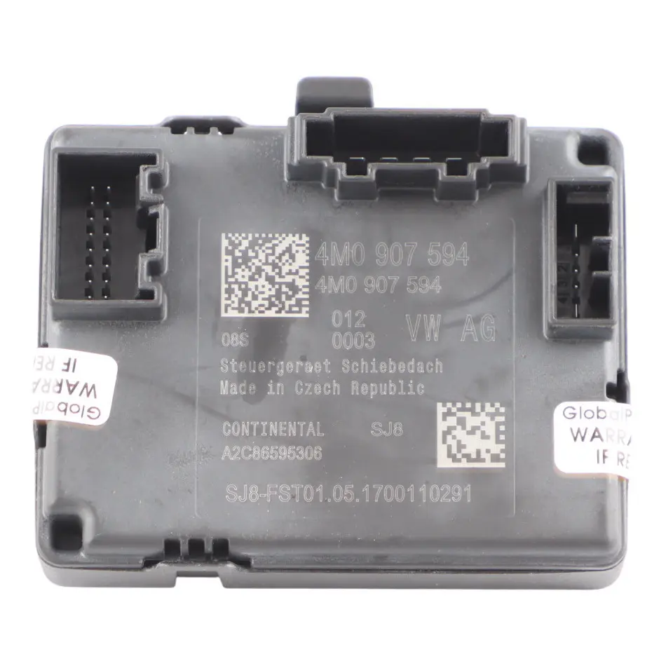 Top Sunroof Opener Control Module Unit ECU to Audi Q5 FY with Part number 4M0907594 Audi Q5 FY Top Sunroof Opener Control Module Unit ECU - SKU 4M0907594 - Part number 4M0907594