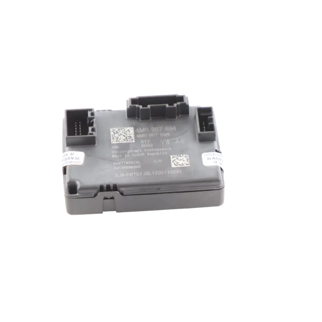 Top Sunroof Opener Control Module Unit ECU to Audi Q5 FY with Part number 4M0907594 Audi Q5 FY Top Sunroof Opener Control Module Unit ECU - SKU 4M0907594 - Part number 4M0907594