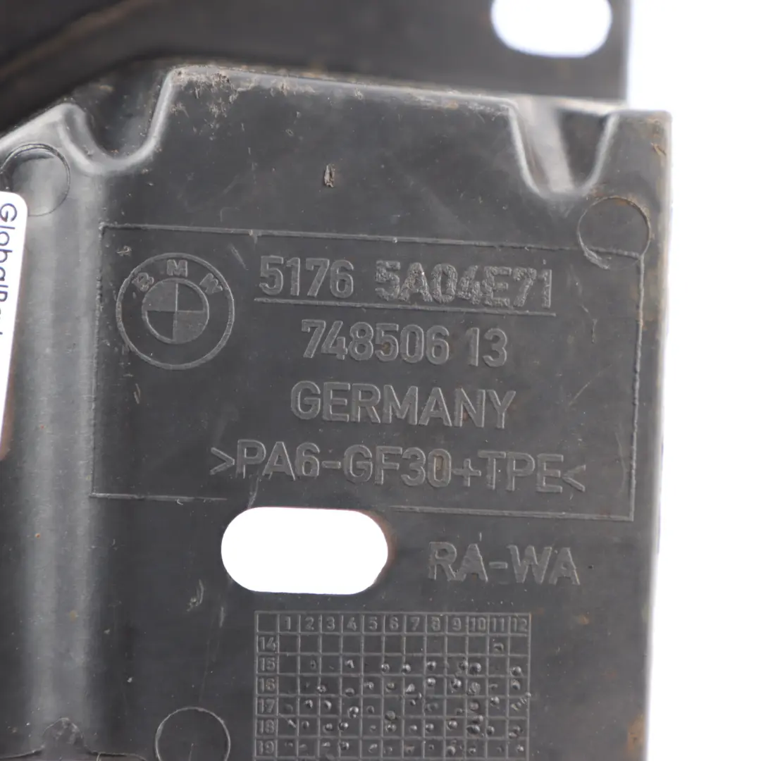 BMW X1 F48 F49 X2 F39 Cache Moulage Sous Capot Gauche - SKU 5A04E71 - Numéro de pièce 5A04E71