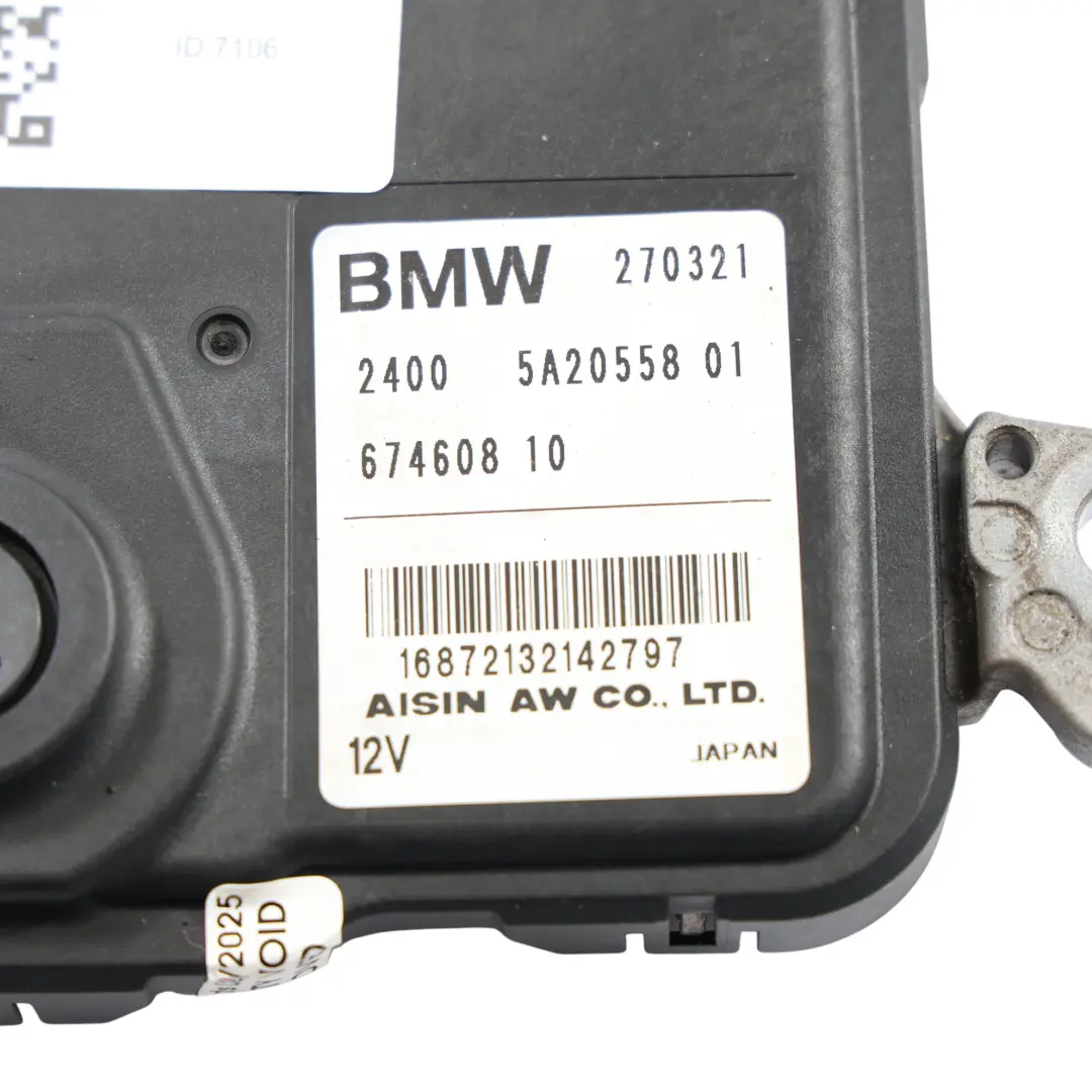 Automatik Getriebe ECU Steuer Modul EGS Einheit für BMW X2 F39 F45 F46 mit Teilenummer 5A20558 BMW X2 F39 F45 F46 Automatik Getriebe ECU Steuer Modul EGS Einheit - SKU 5A20558 - Teilenummer 5A20558