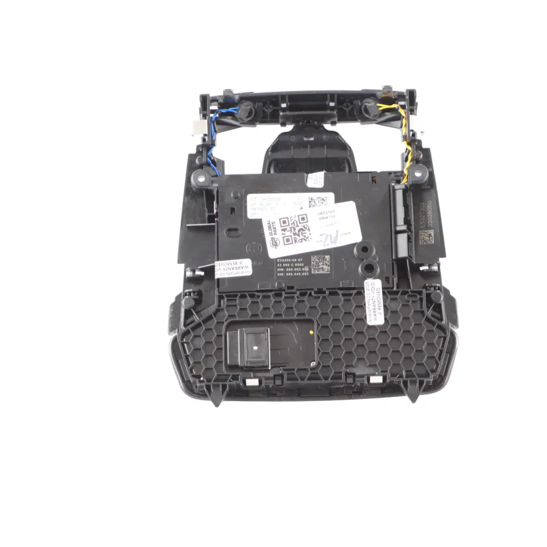 Roof Lamp BMW F40 F44 Front Interior Reading Light Switch Control Panel to with Part number 5A59599 Roof Lamp BMW F40 F44 Front Interior Reading Light Switch Control Panel - SKU 5A59599 - Part number 5A59599