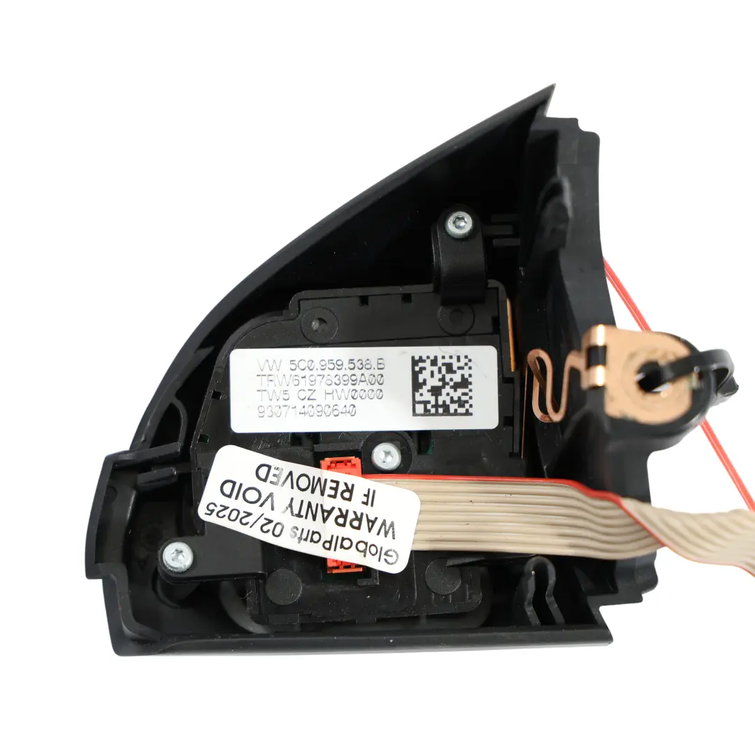 Steering Wheel Multifunction Switch Right O/S to VW Volkswagen Golf 6 with Part number 5C0959538B VW Volkswagen Golf 6 Steering Wheel Multifunction Switch Right O/S - SKU 5C0959538B - Part number 5C0959538B