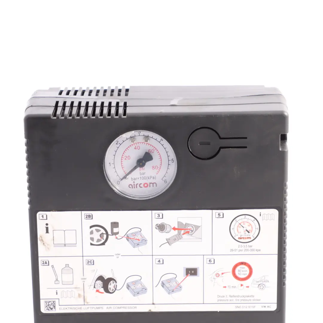 Audi Q3 F3 Volkswagen Golf MK7 Tyre Inflation Air Pump Compressor - SKU 5N0012615F - Part number 5N0012615F