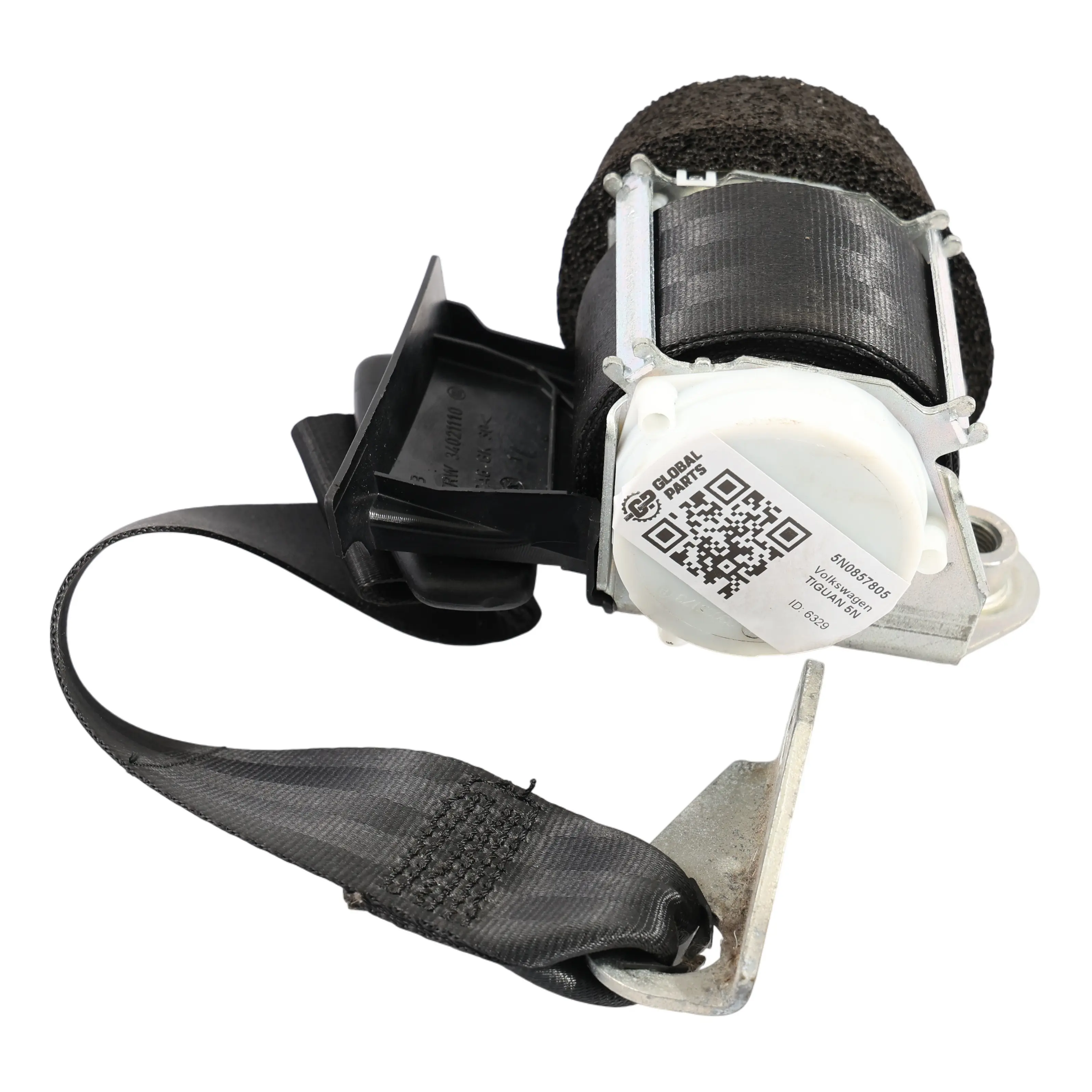 Volkswagen VW Tiguan 5N Ceinture De Sécurité Arrière Gauche Noir 5N0857805