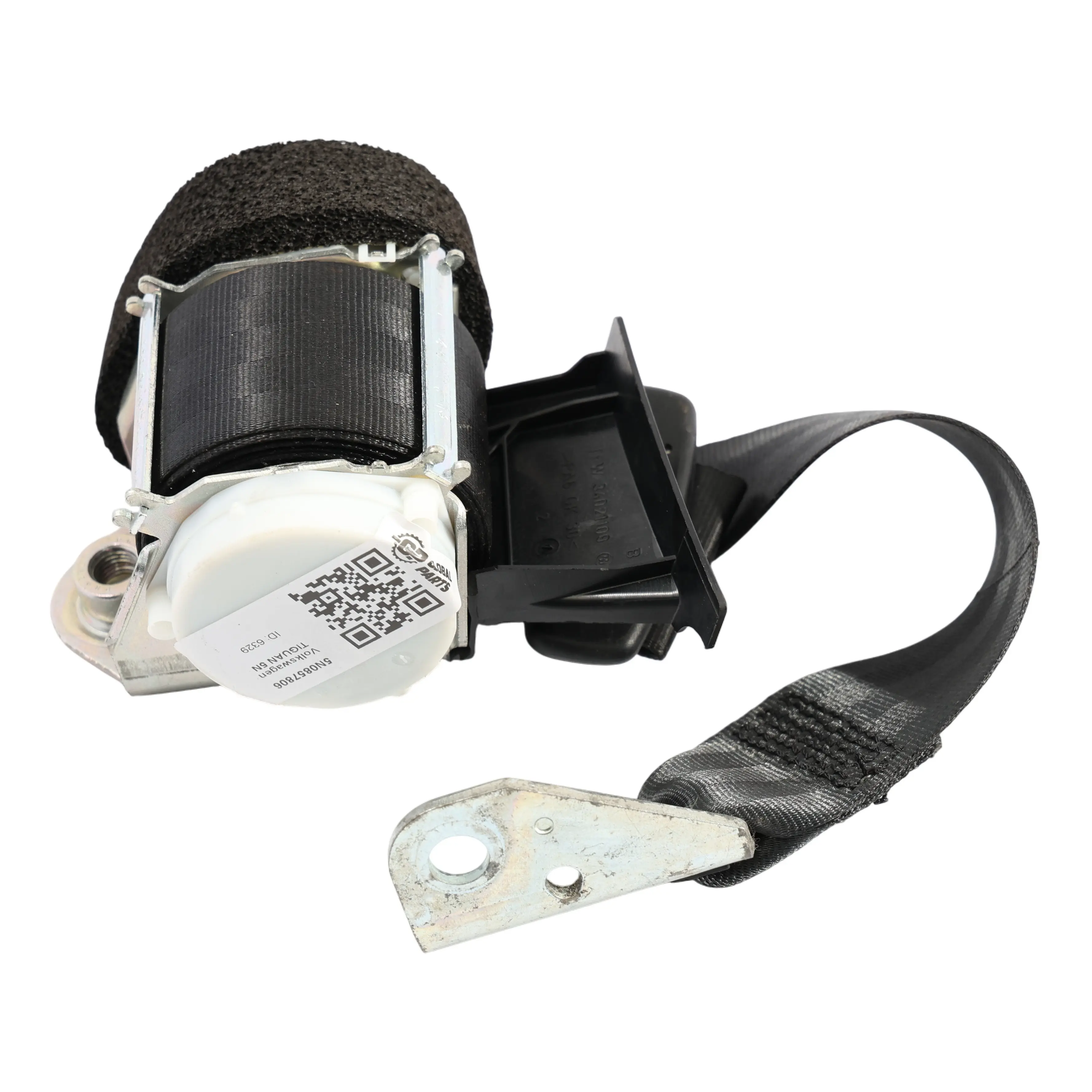 VW Volkswagen Tiguan 5N Rücksitzgurt Sicherheitsgurt Rechts Schwarz 5N0857806