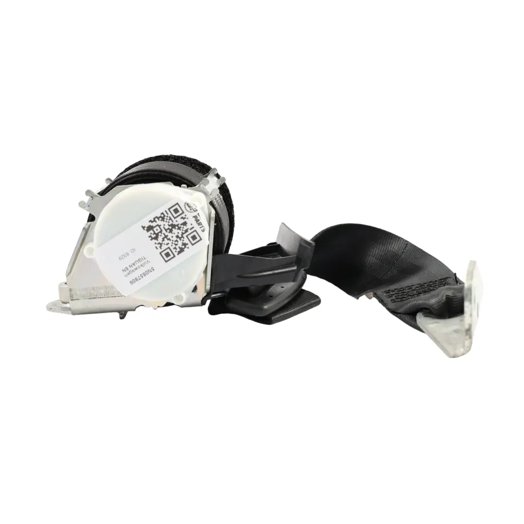 VW Volkswagen Tiguan 5N Rücksitzgurt Sicherheitsgurt Rechts Schwarz - SKU 5N0857806 - Teilenummer 5N0857806
