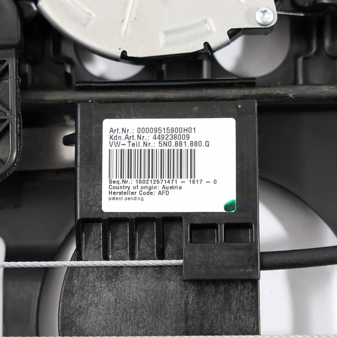 Front Lumbar Support Adjustment Motor Left Right N/O/S to Audi S3 8V with Part number 5N0881880G Audi S3 8V Front Lumbar Support Adjustment Motor Left Right N/O/S - SKU 5N0881880G - Part number 5N0881880G