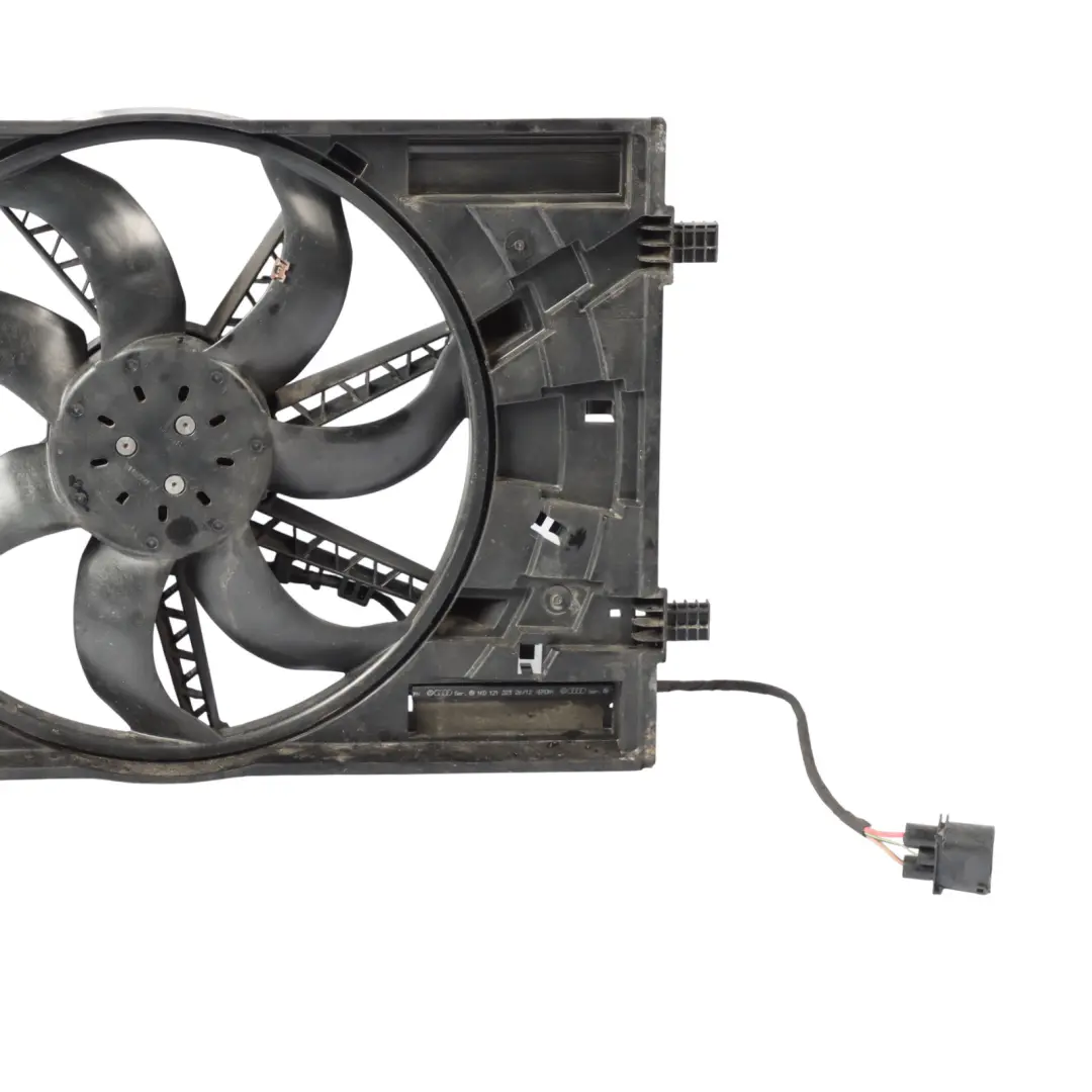 Audi A3 8V 1.4 TSI Engine Cooling Radiator Fan Shroud Motor Unit - SKU 5Q0121205Q - Part number 5Q0121205Q