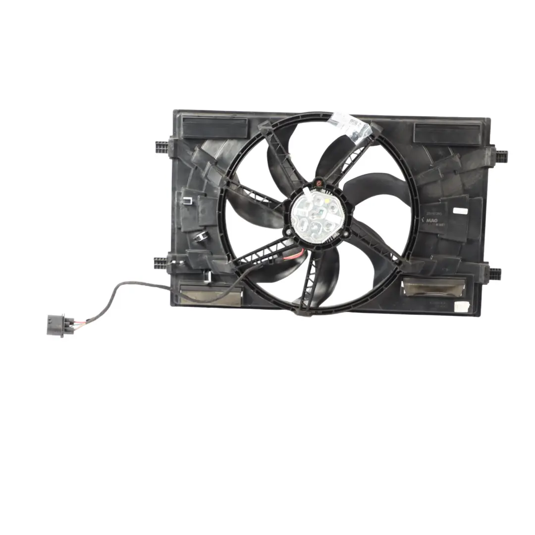 Audi A3 8V 1.4 TSI Engine Cooling Radiator Fan Shroud Motor Unit - SKU 5Q0121205Q - Part number 5Q0121205Q