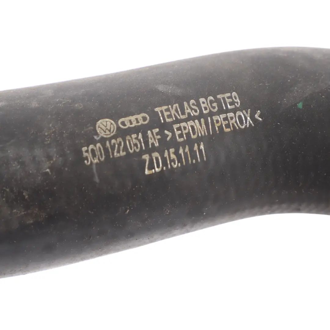 Audi Seat Skoda VW Water Coolant Hose Pipe Line Water Coolant - SKU 5Q0122051AF - Part number 5Q0122051AF