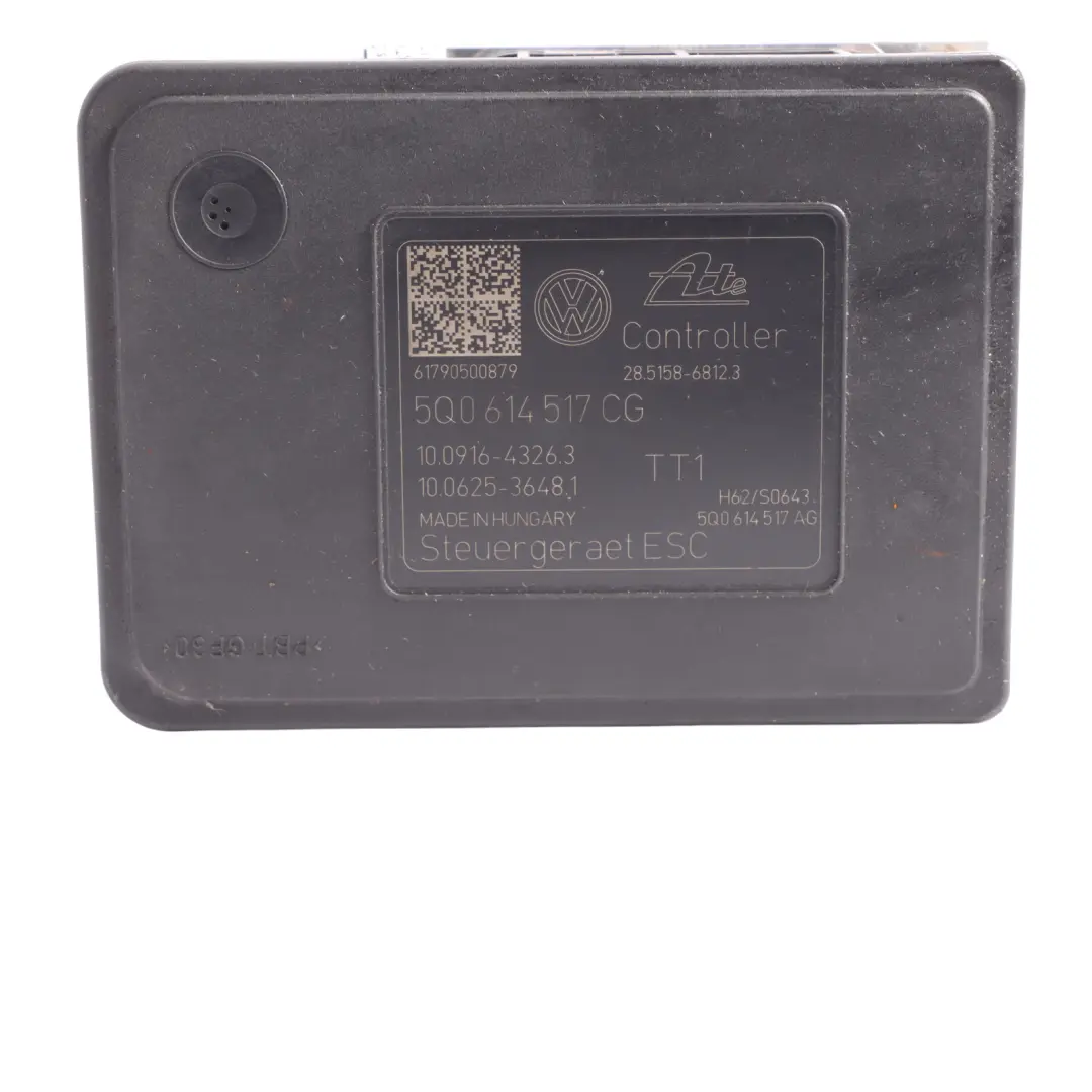 Audi A3 8V VW Golf MK7 ABS Bomba Modulador Unidad De Control Módulo - SKU 5Q0614517CG - Número de pieza 5Q0614517CG