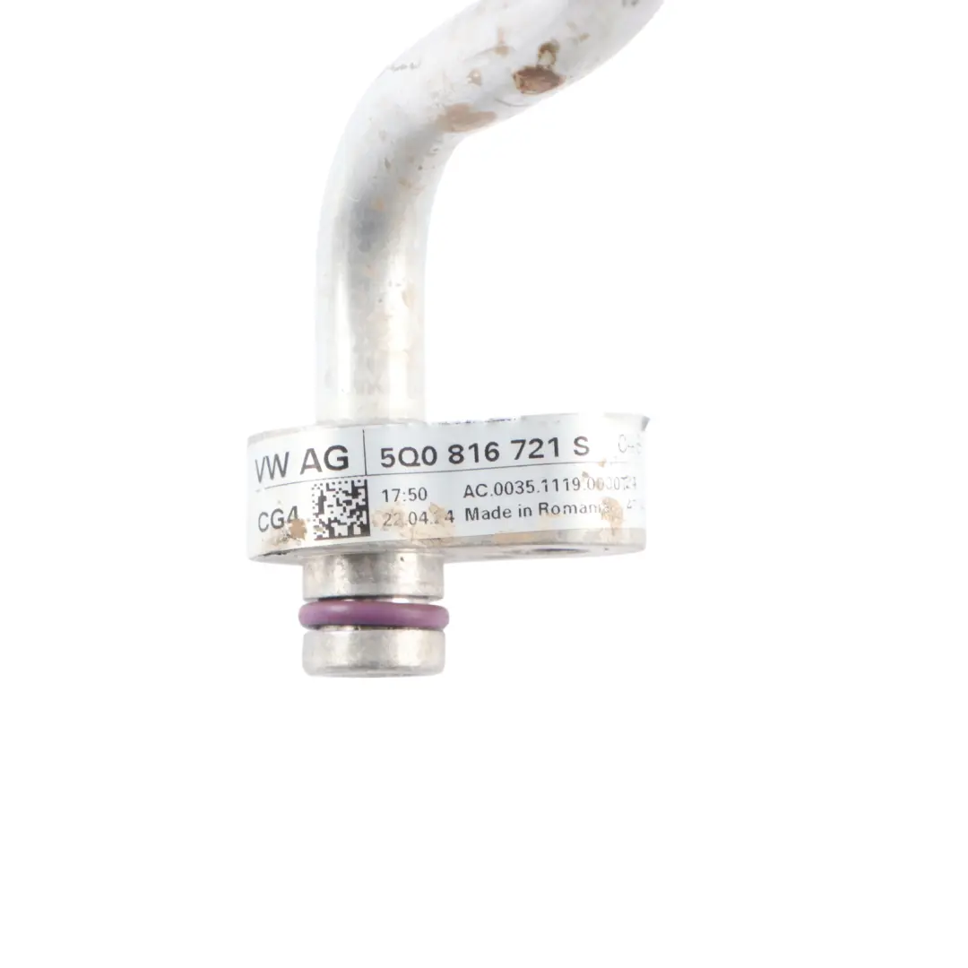 Conditioning Refrigerant Hose Pipe Line to Audi A3 8V Air with Part number 5Q0816721S Audi A3 8V Air Conditioning Refrigerant Hose Pipe Line - SKU 5Q0816721S - Part number 5Q0816721S