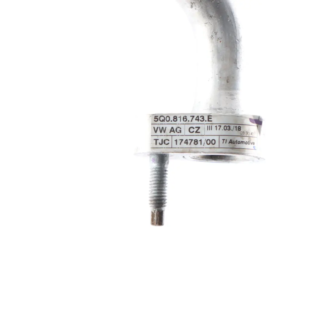 Audi A3 S3 8V Air Conditioning Hose A/C Air Con Pipe Line - SKU 5Q0816743E - Part number 5Q0816743E