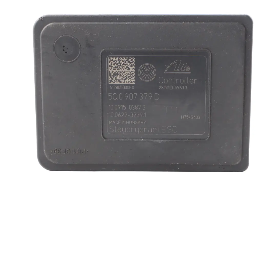 Audi A3 8V Pompe Frein Module ABS Unité Freinage Commande Hydraulique - SKU 5Q0907379D - Numéro de pièce 5Q0907379D