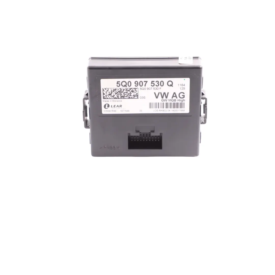 Gateway Control Module Audi A3 8V Volkswagen MK7 ECU Unit to with Part number 5Q0907530Q Gateway Control Module Audi A3 8V Volkswagen MK7 ECU Unit - SKU 5Q0907530Q - Part number 5Q0907530Q
