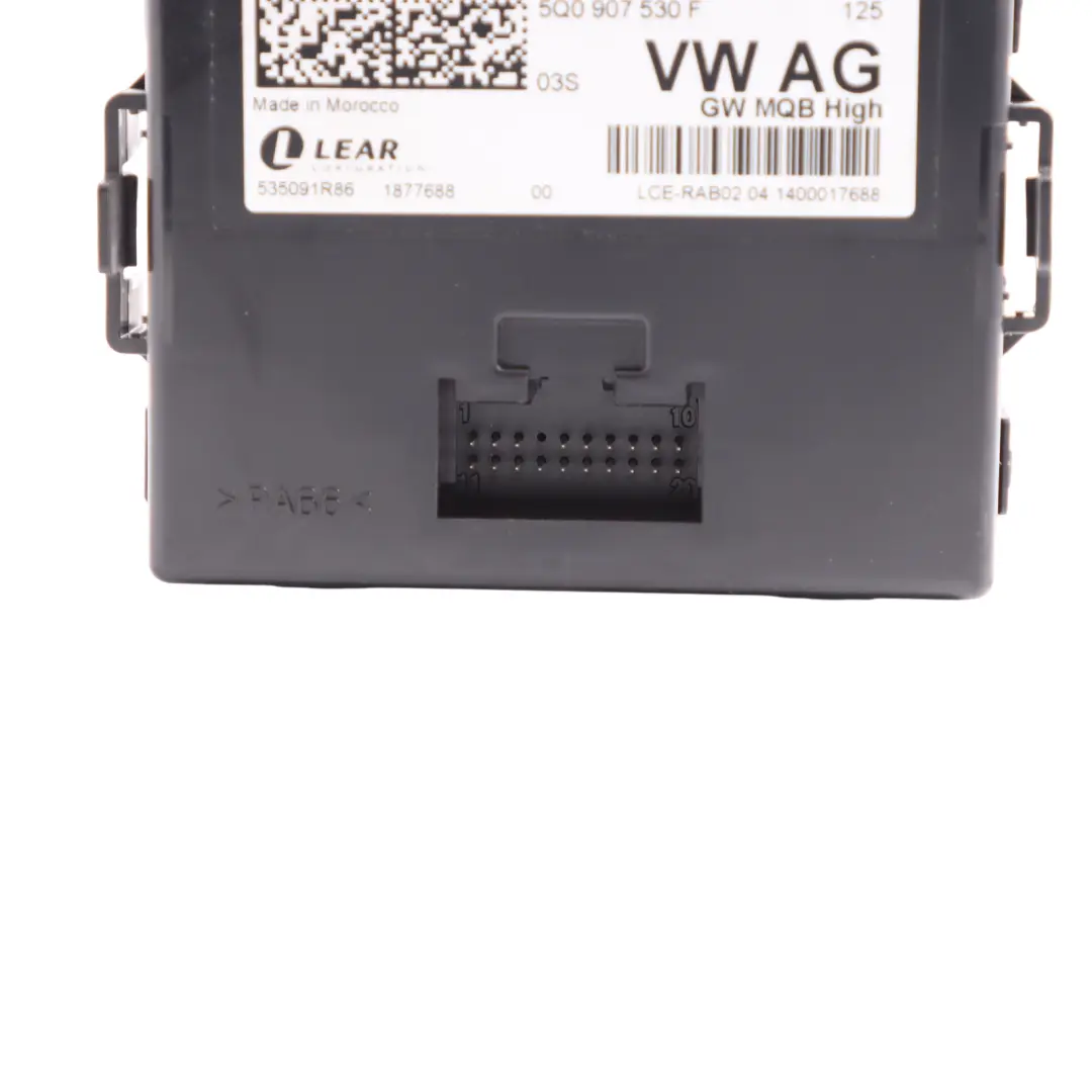 Module De Commande De Passerelle Audi A3 8V Volkswagen MK7 ECU Unité pour à propos du numéro de pièce 5Q0907530Q Module De Commande De Passerelle Audi A3 8V Volkswagen MK7 ECU Unité - SKU 5Q0907530Q - Numéro de pièce 5Q0907530Q