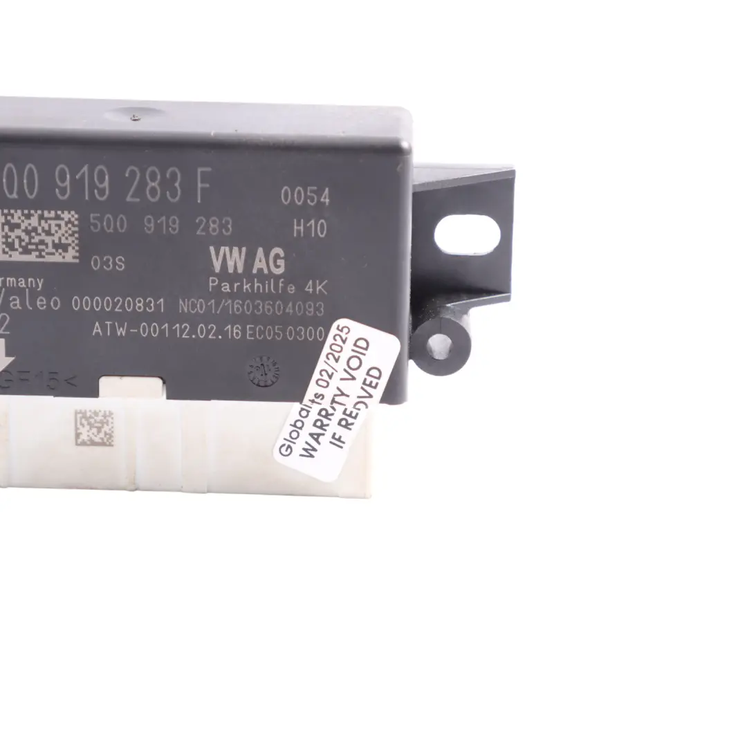Parking Distance Audi A3 8V TT Mk3 Seat Leon MK3 Control Module to with Part number 5Q0919283F Parking Distance Audi A3 8V TT Mk3 Seat Leon MK3 Control Module - SKU 5Q0919283F - Part number 5Q0919283F