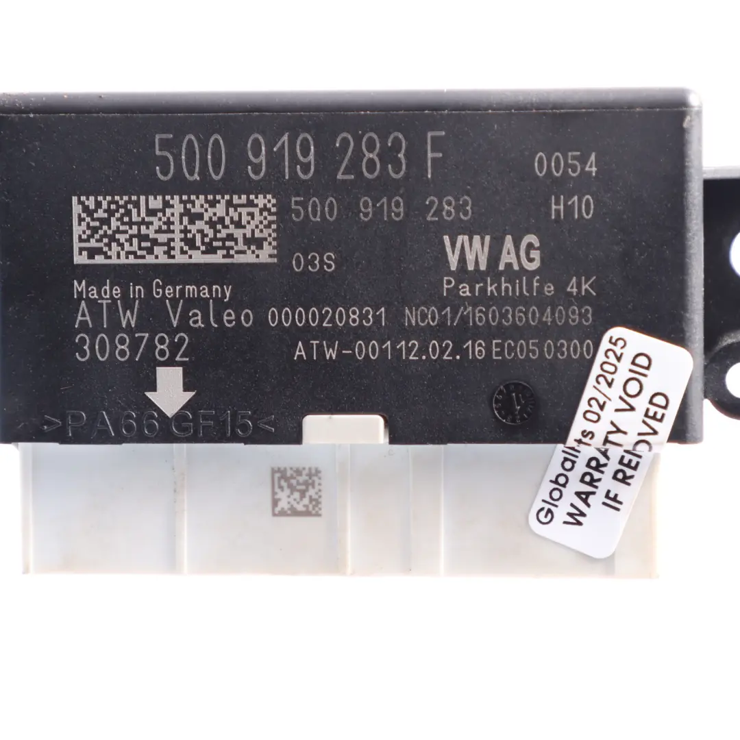 Parking Distance Audi A3 8V TT Mk3 Seat Leon MK3 Control Module to with Part number 5Q0919283F Parking Distance Audi A3 8V TT Mk3 Seat Leon MK3 Control Module - SKU 5Q0919283F - Part number 5Q0919283F