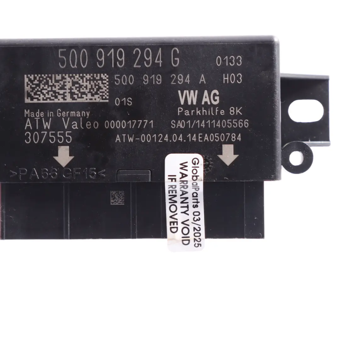 Moduł Czujników Odległości Parkowania PDC ECU do Audi A3 8V o numerze 5Q0919294G Audi A3 8V Moduł Czujników Odległości Parkowania PDC ECU - SKU 5Q0919294G - Numer Części 5Q0919294G