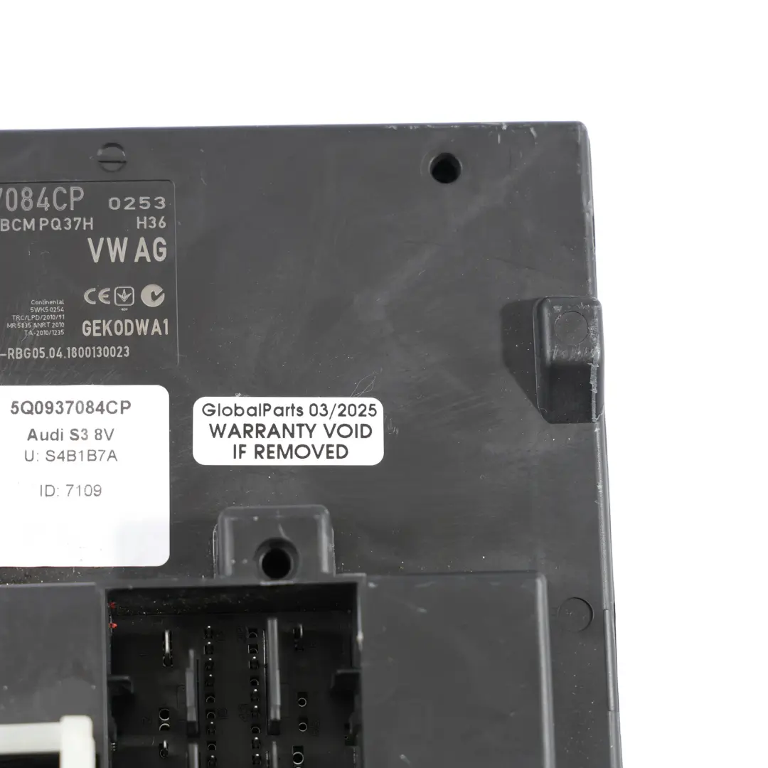 Audi S3 8V Modul BCM Karosserie Steuer Gerät Modul ECU - SKU 5Q0937084CP - Teilenummer 5Q0937084CP
